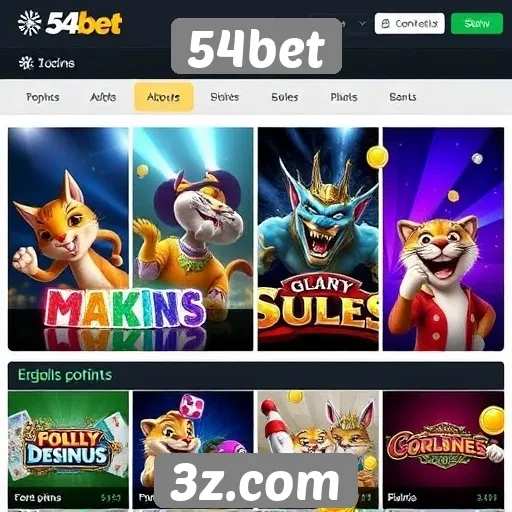 54bet oferece diversas opções de jogos online
